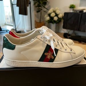Gucci Ace Sneakers with Bee
